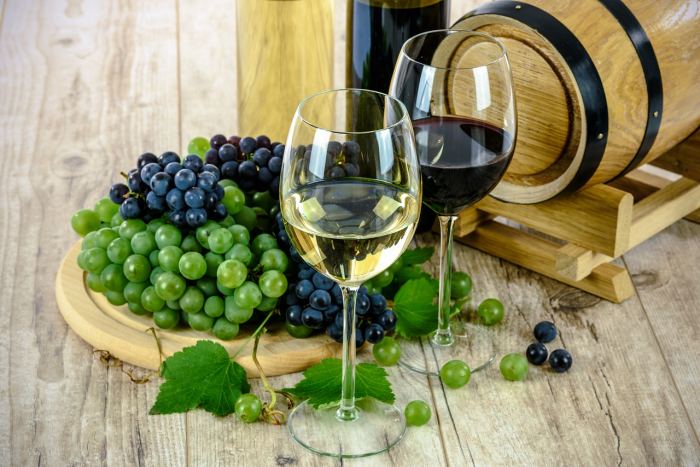 uvas vino