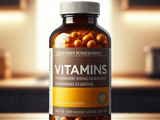 Frasco de vitaminas