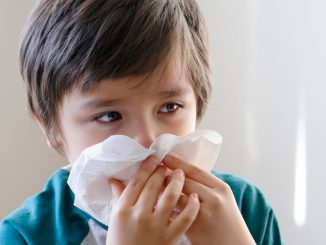 Niño con gripe (Fuente IHP)